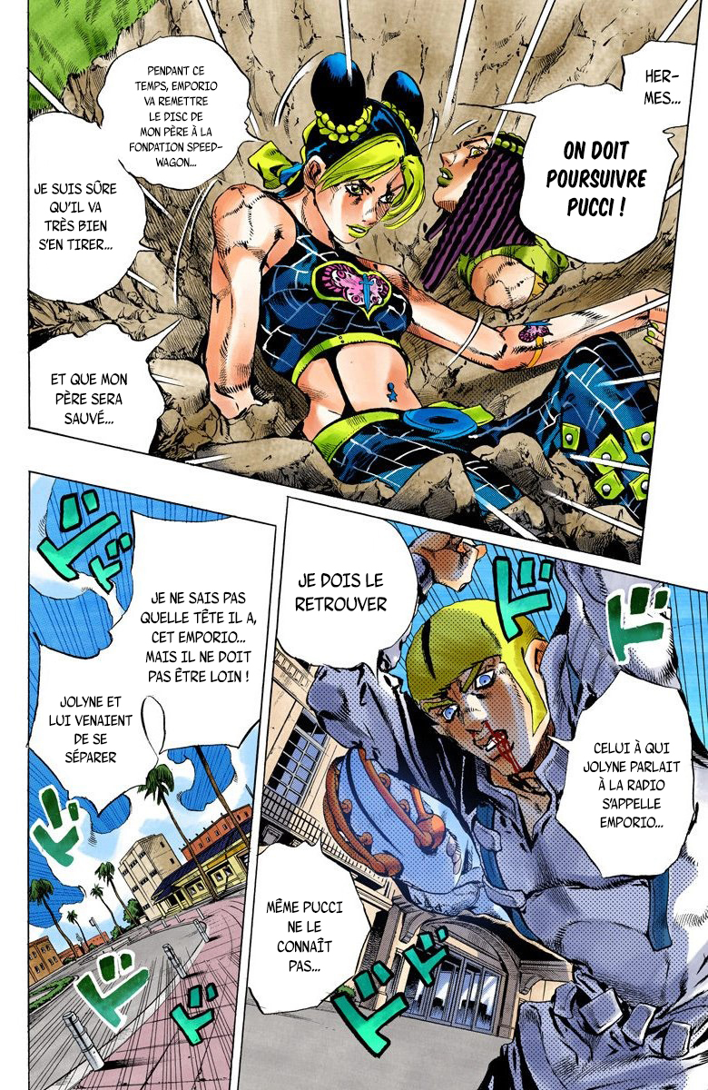 Read JoJo's Bizarre Adventure Part 6 Stone Ocean Official Colored FR Manga Online