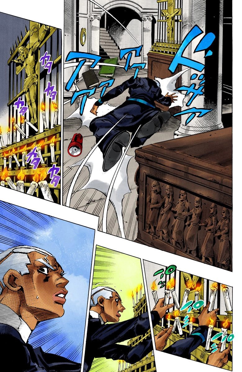 Read JoJo's Bizarre Adventure Part 6 Stone Ocean Official Colored FR Manga Online