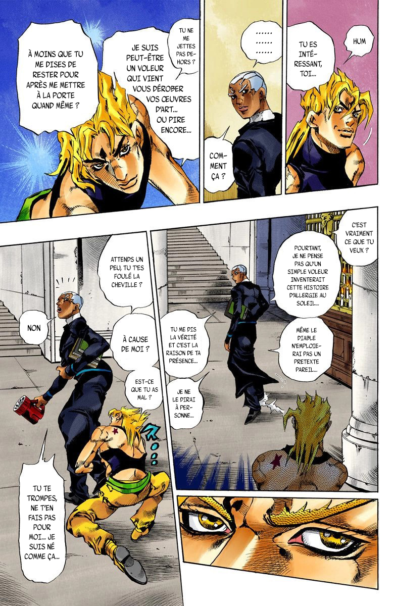 Read JoJo's Bizarre Adventure Part 6 Stone Ocean Official Colored FR Manga Online