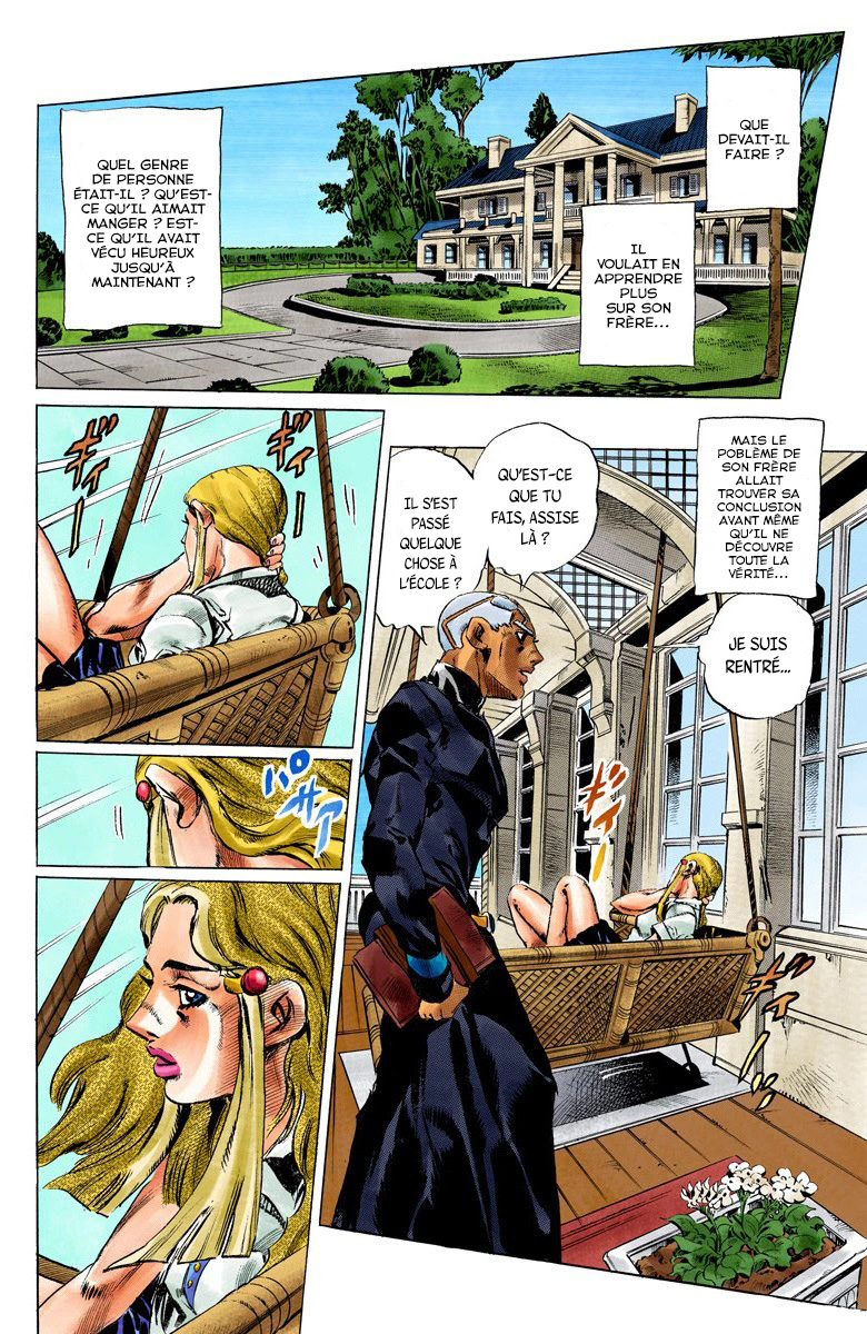 Read JoJo's Bizarre Adventure Part 6 Stone Ocean Official Colored FR Manga Online