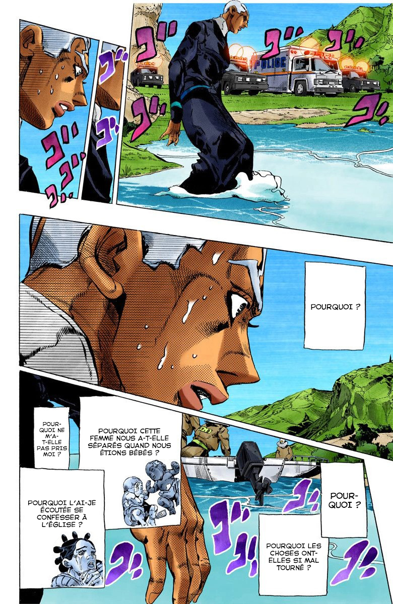 Read JoJo's Bizarre Adventure Part 6 Stone Ocean Official Colored FR Manga Online