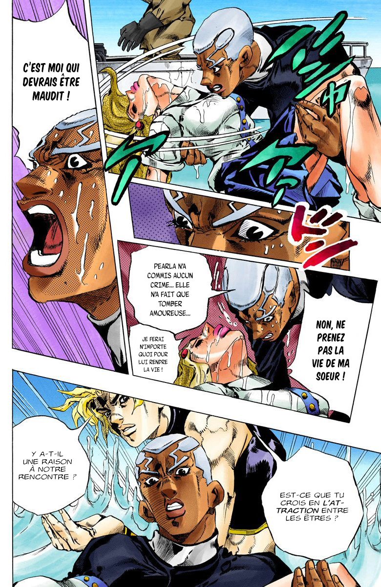 Read JoJo's Bizarre Adventure Part 6 Stone Ocean Official Colored FR Manga Online