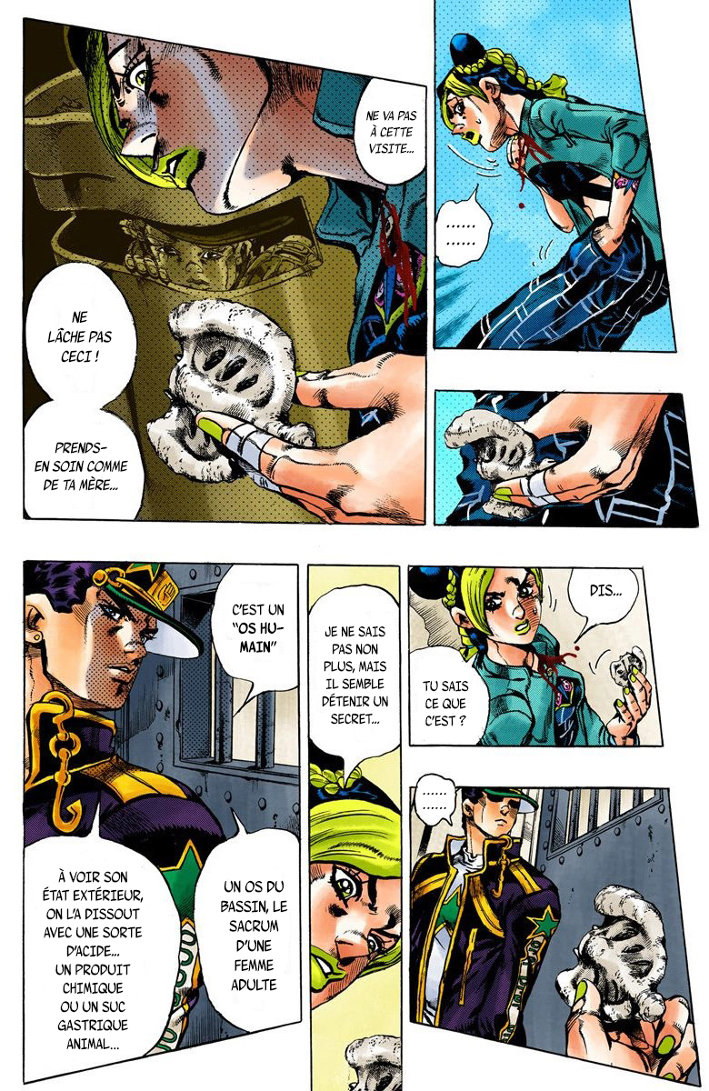 Read JoJo's Bizarre Adventure Part 6 Stone Ocean Official Colored FR Manga Online