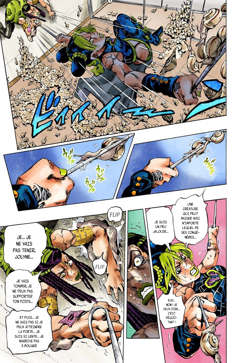 Read JoJo's Bizarre Adventure Part 6 Stone Ocean Official Colored FR Manga Online