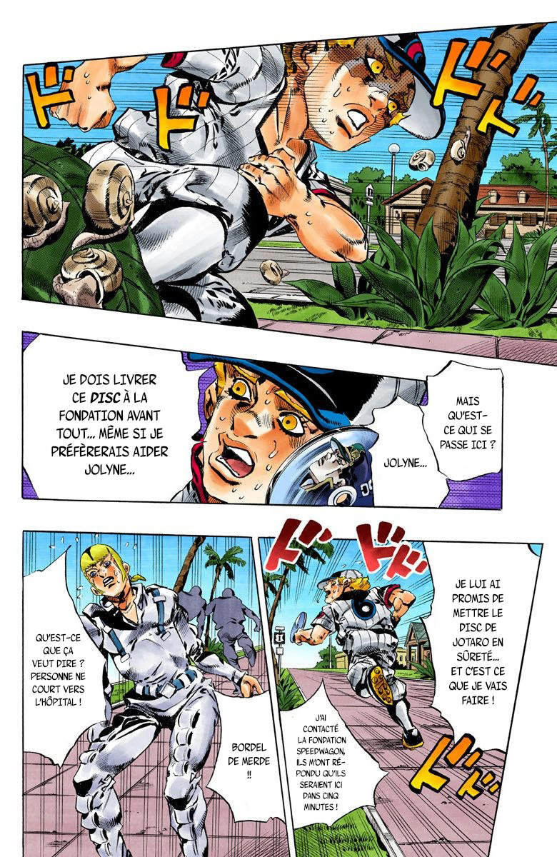 Read JoJo's Bizarre Adventure Part 6 Stone Ocean Official Colored FR Manga Online
