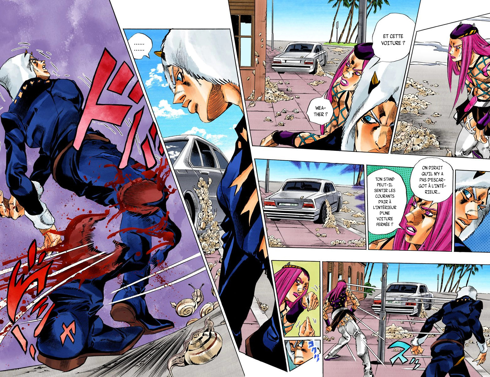 Read JoJo's Bizarre Adventure Part 6 Stone Ocean Official Colored FR Manga Online