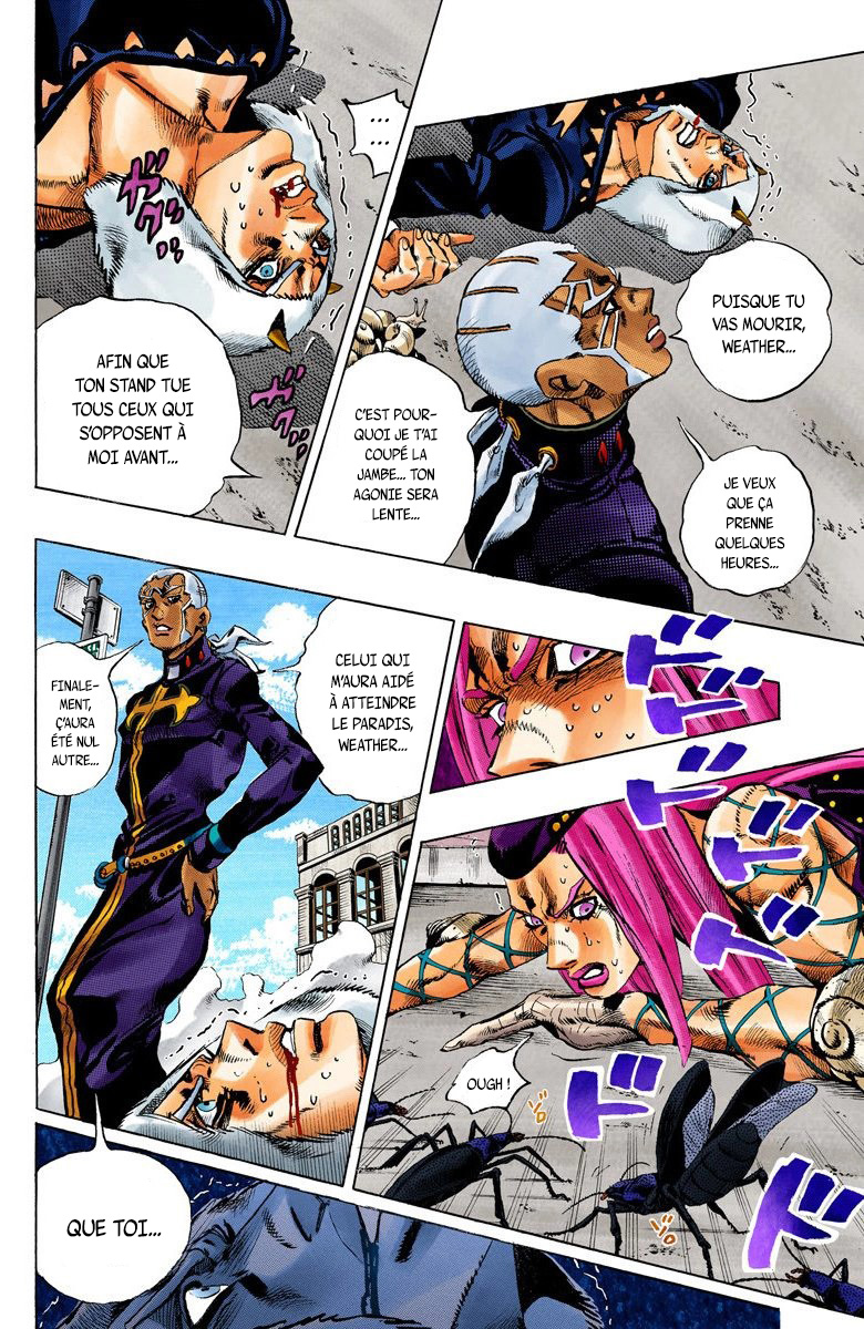 Read JoJo's Bizarre Adventure Part 6 Stone Ocean Official Colored FR Manga Online