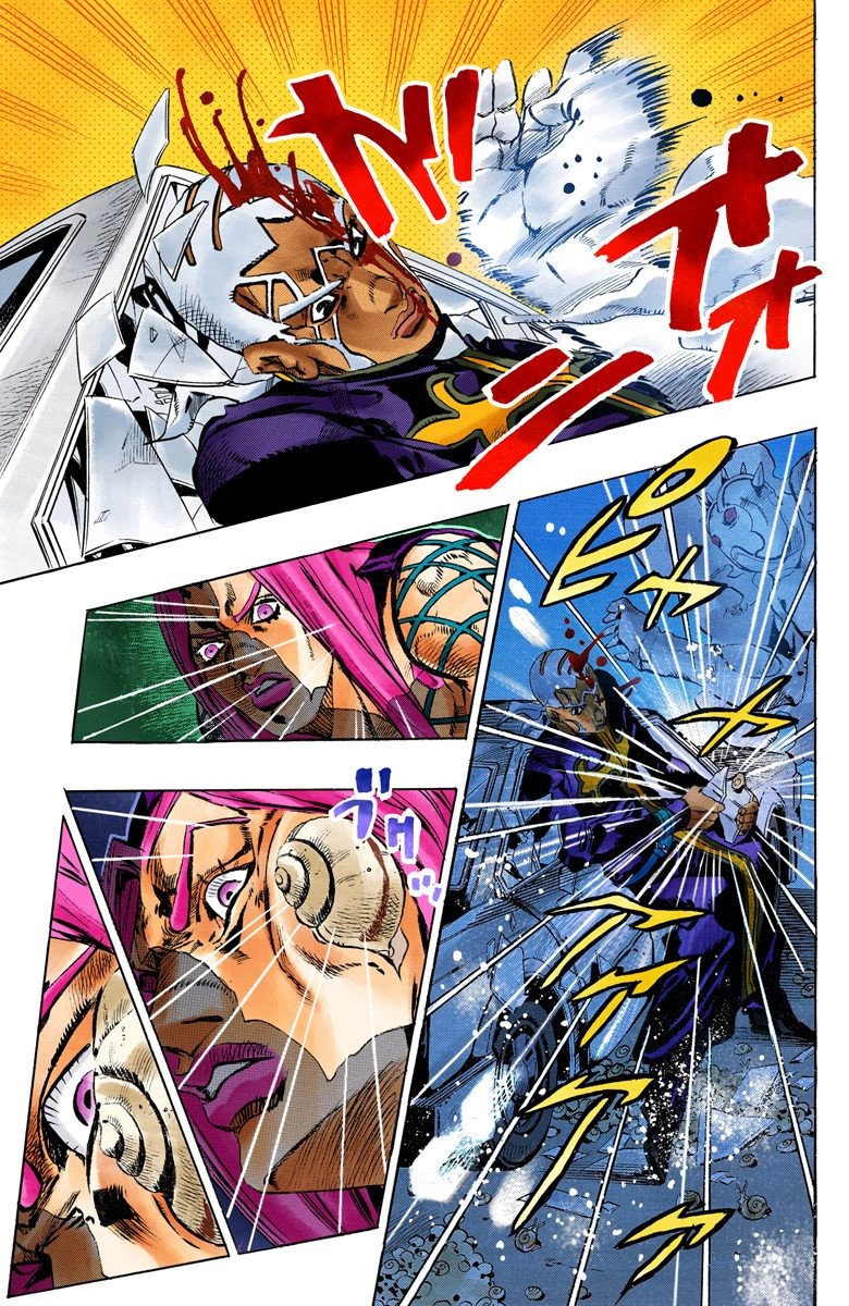 Read JoJo's Bizarre Adventure Part 6 Stone Ocean Official Colored FR Manga Online
