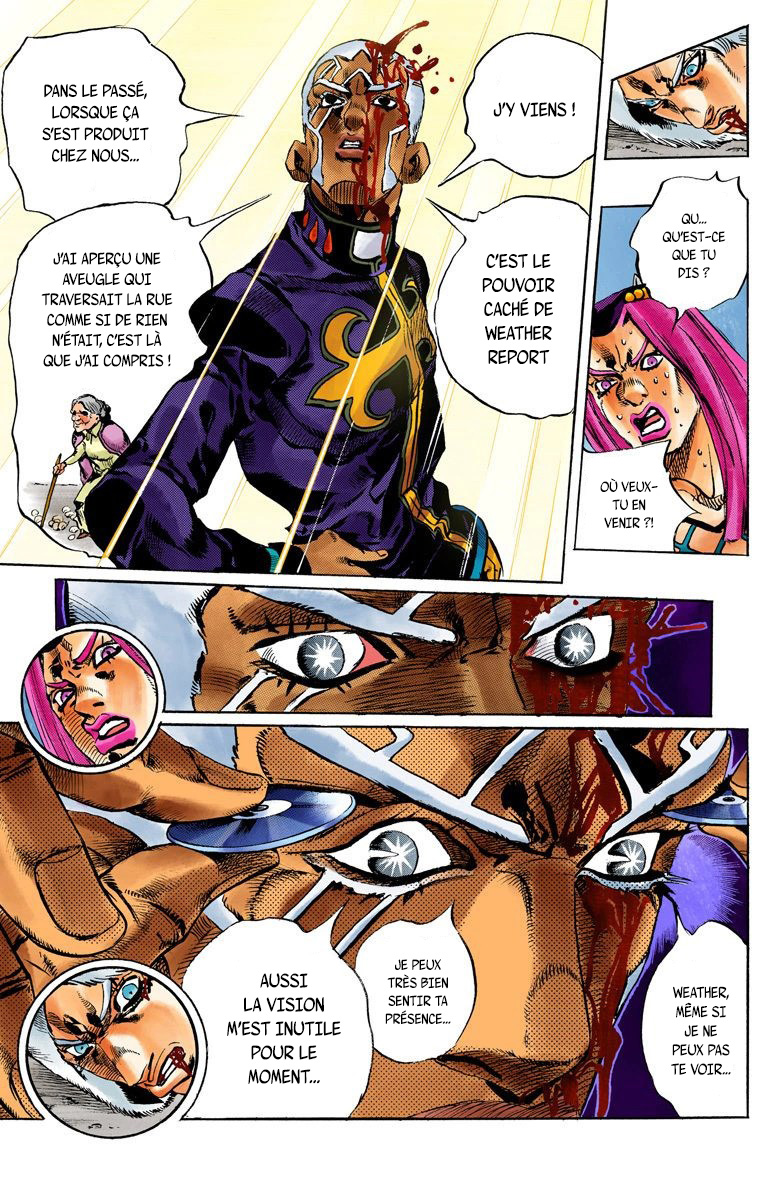 Read JoJo's Bizarre Adventure Part 6 Stone Ocean Official Colored FR Manga Online