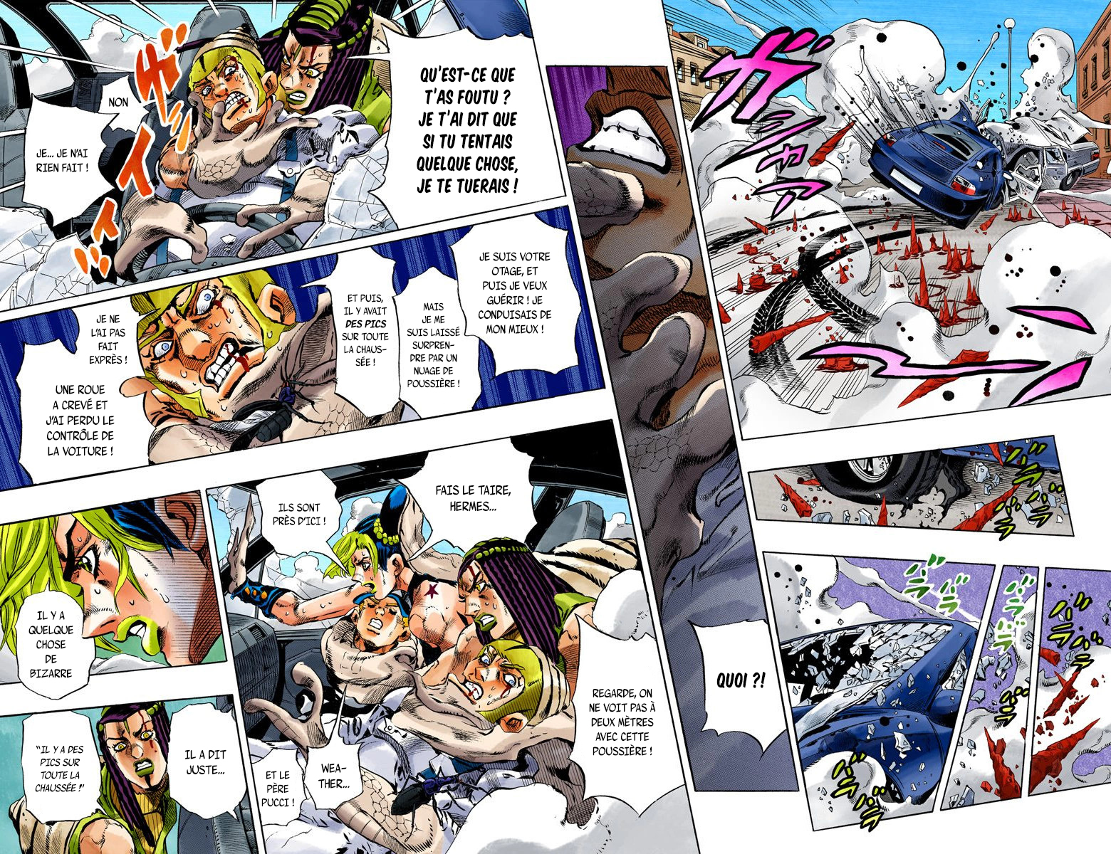 Read JoJo's Bizarre Adventure Part 6 Stone Ocean Official Colored FR Manga Online