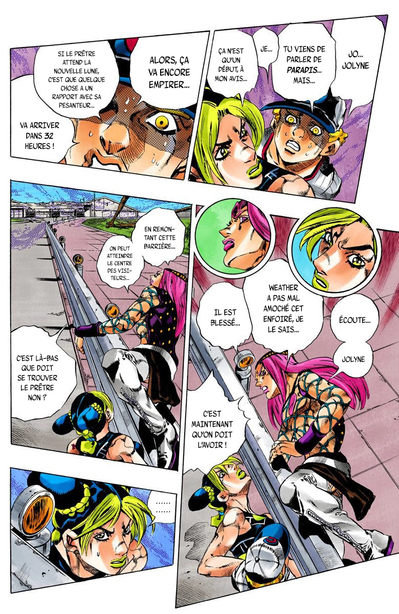 Read JoJo's Bizarre Adventure Part 6 Stone Ocean Official Colored FR Manga Online