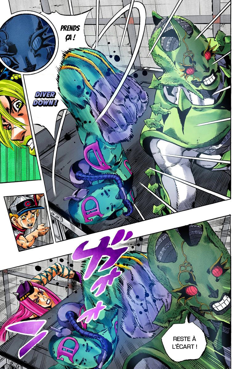 Read JoJo's Bizarre Adventure Part 6 Stone Ocean Official Colored FR Manga Online