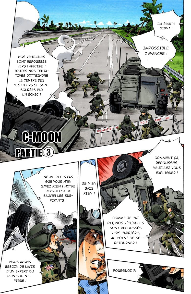 Read JoJo's Bizarre Adventure Part 6 Stone Ocean Official Colored FR Manga Online