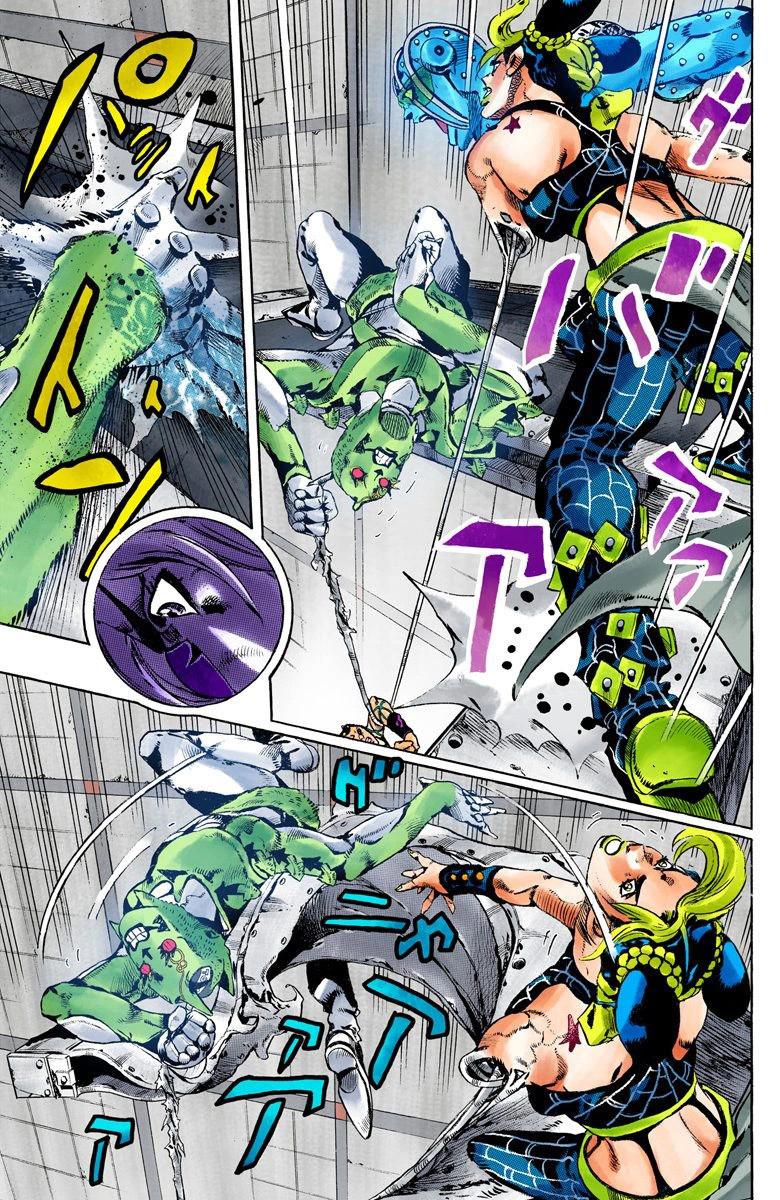 Read JoJo's Bizarre Adventure Part 6 Stone Ocean Official Colored FR Manga Online