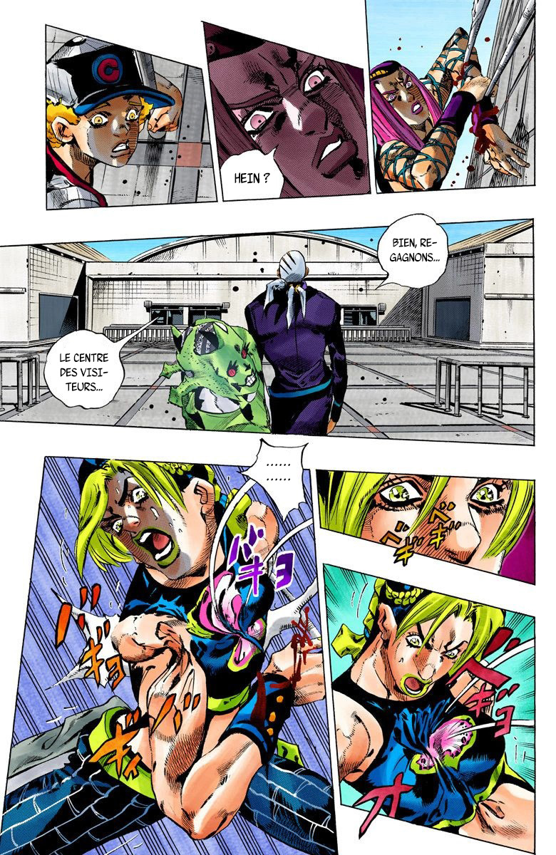 Read JoJo's Bizarre Adventure Part 6 Stone Ocean Official Colored FR Manga Online