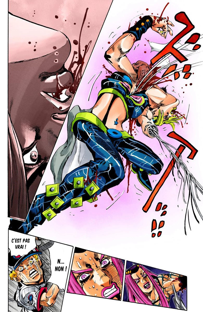 Read JoJo's Bizarre Adventure Part 6 Stone Ocean Official Colored FR Manga Online