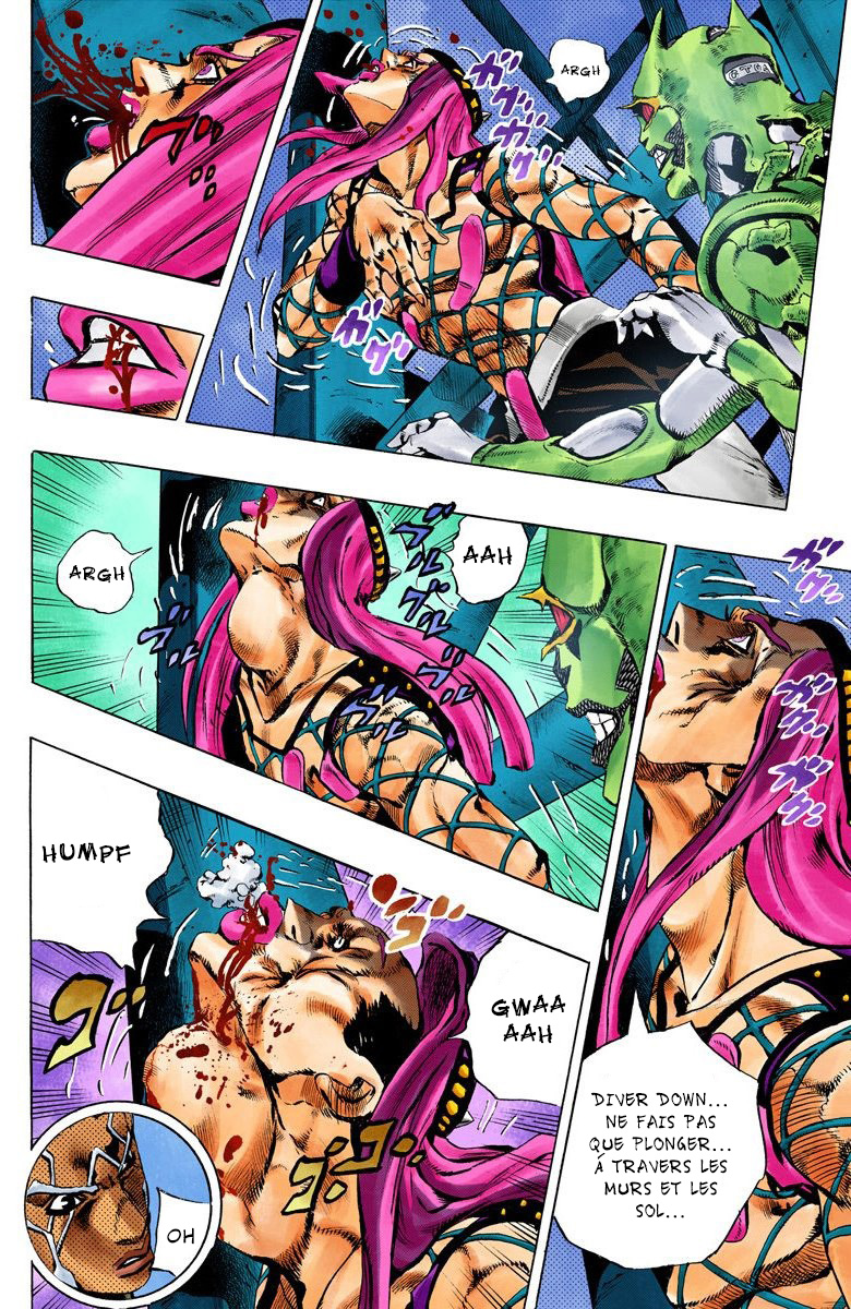Read JoJo's Bizarre Adventure Part 6 Stone Ocean Official Colored FR Manga Online