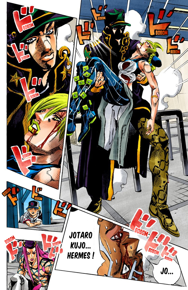 Read JoJo's Bizarre Adventure Part 6 Stone Ocean Official Colored FR Manga Online