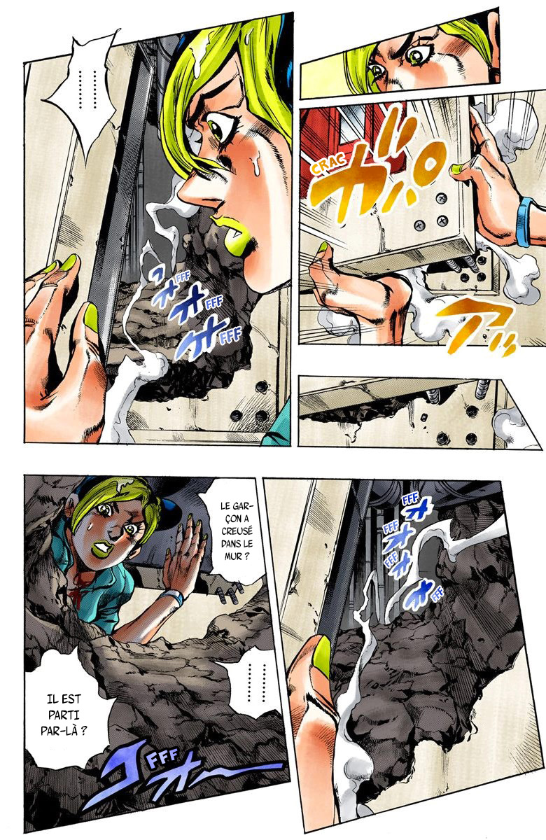 Read JoJo's Bizarre Adventure Part 6 Stone Ocean Official Colored FR Manga Online