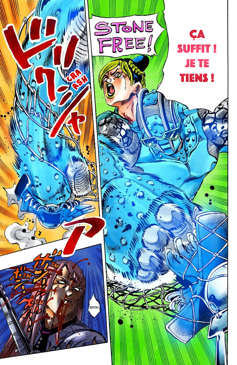 Read JoJo's Bizarre Adventure Part 6 Stone Ocean Official Colored FR Manga Online