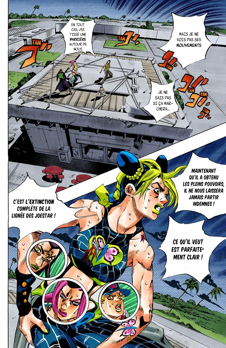 Read JoJo's Bizarre Adventure Part 6 Stone Ocean Official Colored FR Manga Online