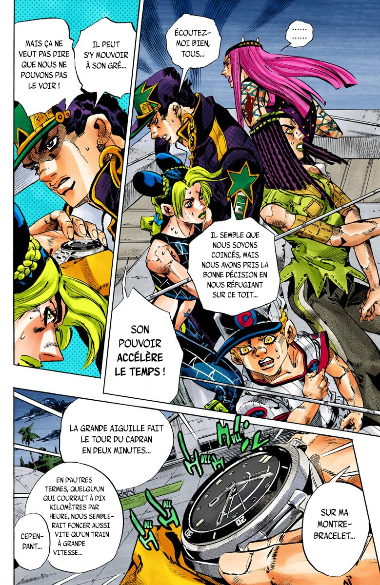 Read JoJo's Bizarre Adventure Part 6 Stone Ocean Official Colored FR Manga Online