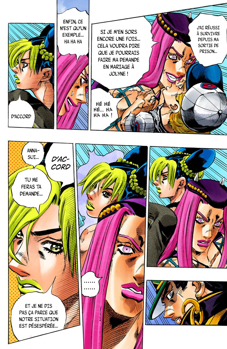 Read JoJo's Bizarre Adventure Part 6 Stone Ocean Official Colored FR Manga Online