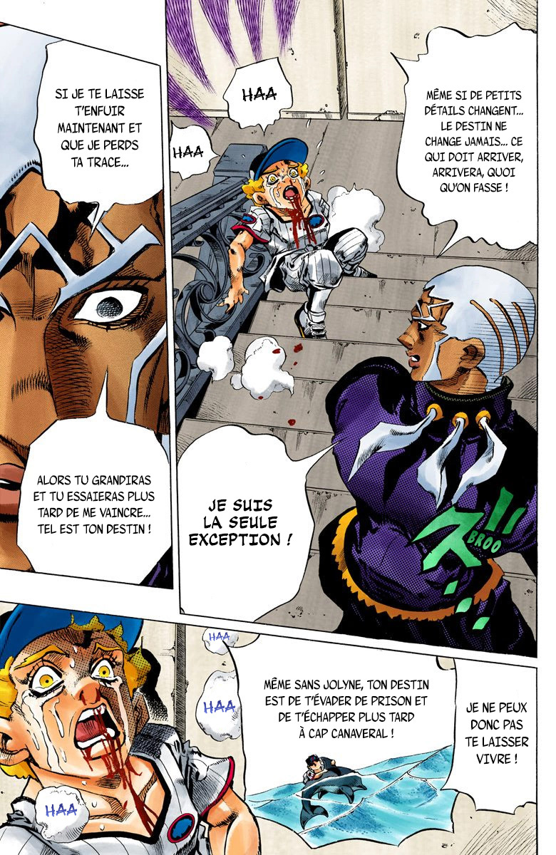 Read JoJo's Bizarre Adventure Part 6 Stone Ocean Official Colored FR Manga Online