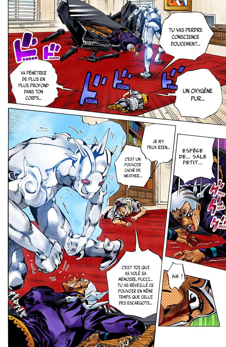 Read JoJo's Bizarre Adventure Part 6 Stone Ocean Official Colored FR Manga Online