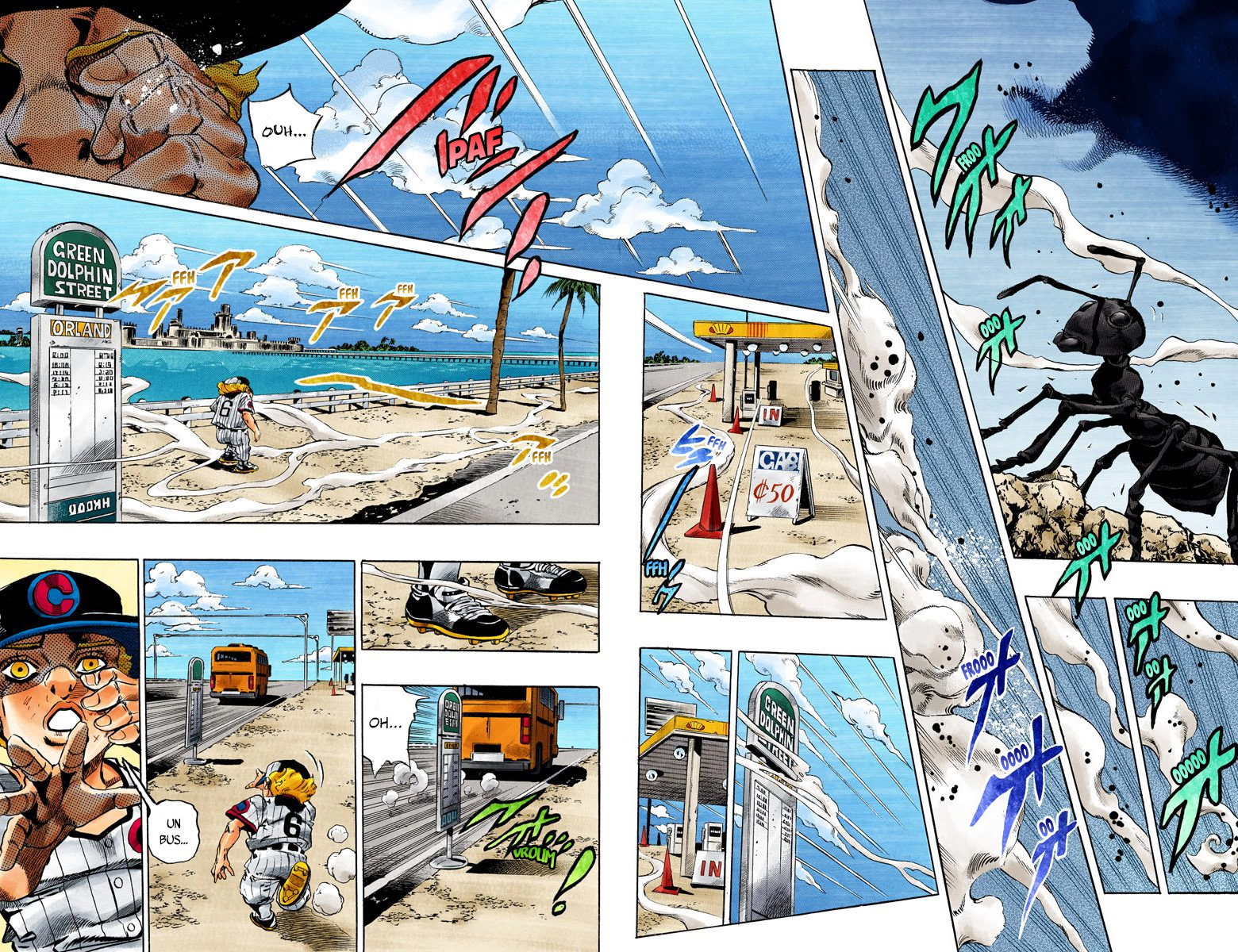Read JoJo's Bizarre Adventure Part 6 Stone Ocean Official Colored FR Manga Online
