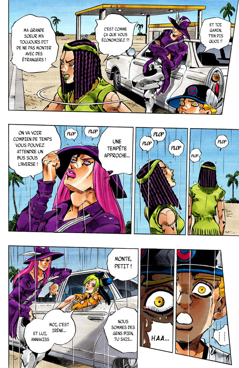 Read JoJo's Bizarre Adventure Part 6 Stone Ocean Official Colored FR Manga Online