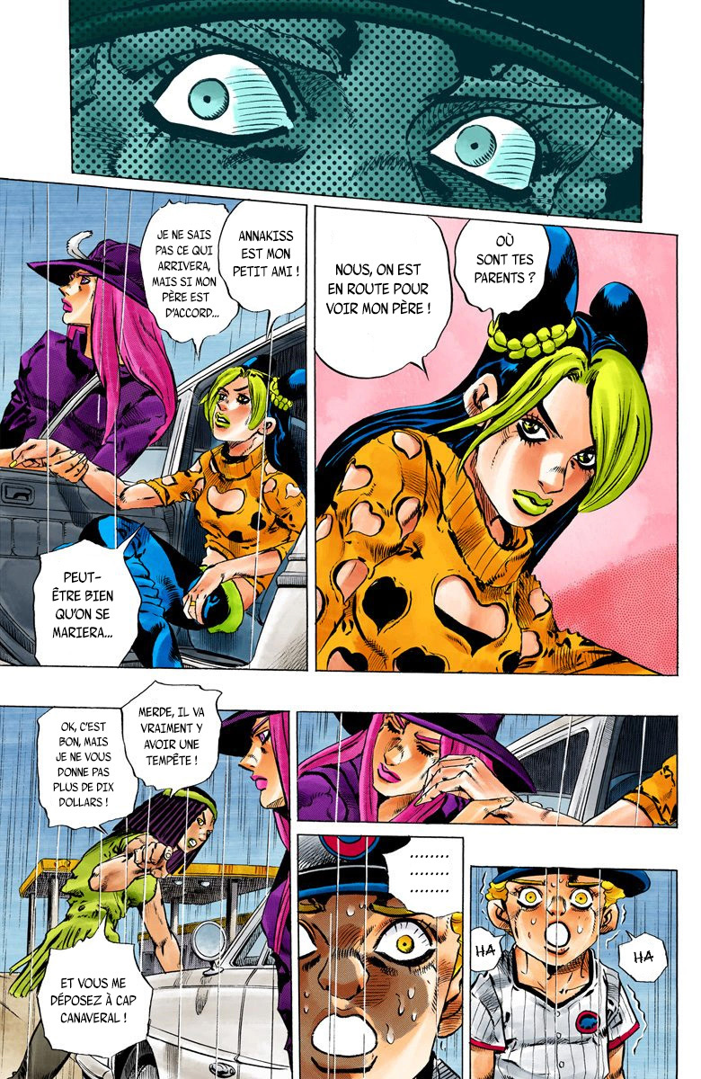 Read JoJo's Bizarre Adventure Part 6 Stone Ocean Official Colored FR Manga Online