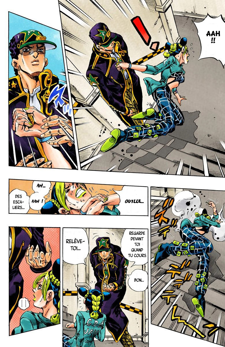 Read JoJo's Bizarre Adventure Part 6 Stone Ocean Official Colored FR Manga Online