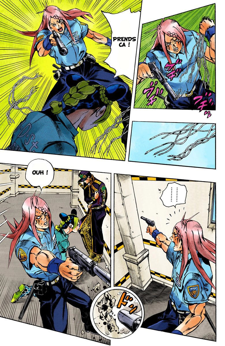 Read JoJo's Bizarre Adventure Part 6 Stone Ocean Official Colored FR Manga Online