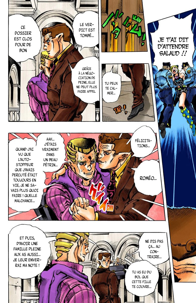 Read JoJo's Bizarre Adventure Part 6 Stone Ocean Official Colored FR Manga Online