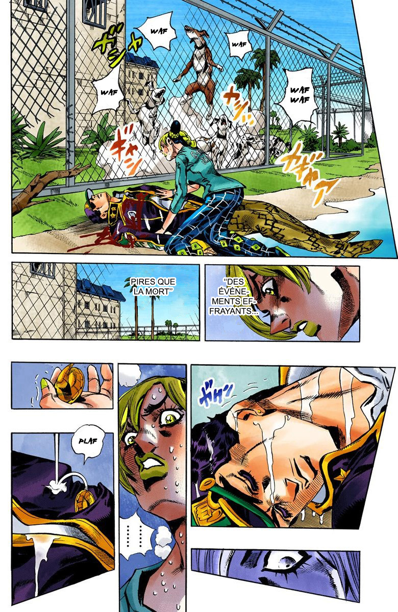 Read JoJo's Bizarre Adventure Part 6 Stone Ocean Official Colored FR Manga Online