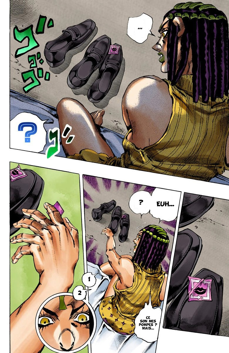 Read JoJo's Bizarre Adventure Part 6 Stone Ocean Official Colored FR Manga Online