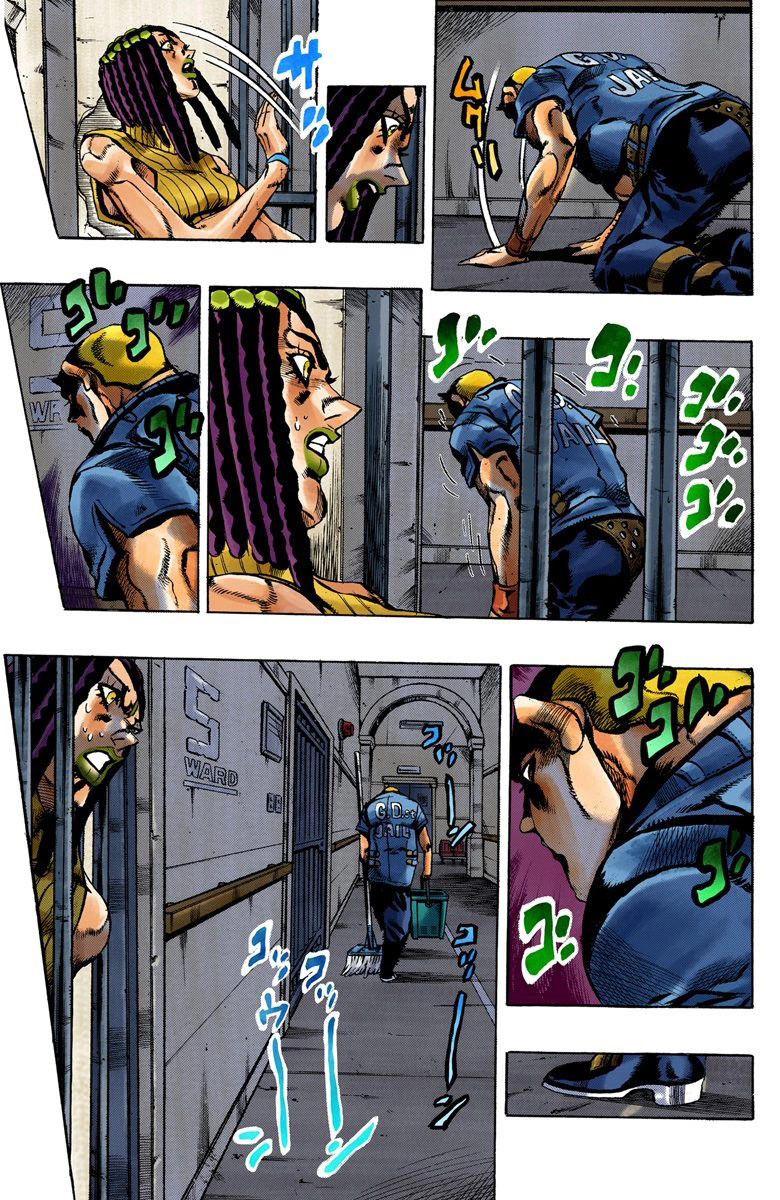 Read JoJo's Bizarre Adventure Part 6 Stone Ocean Official Colored FR Manga Online