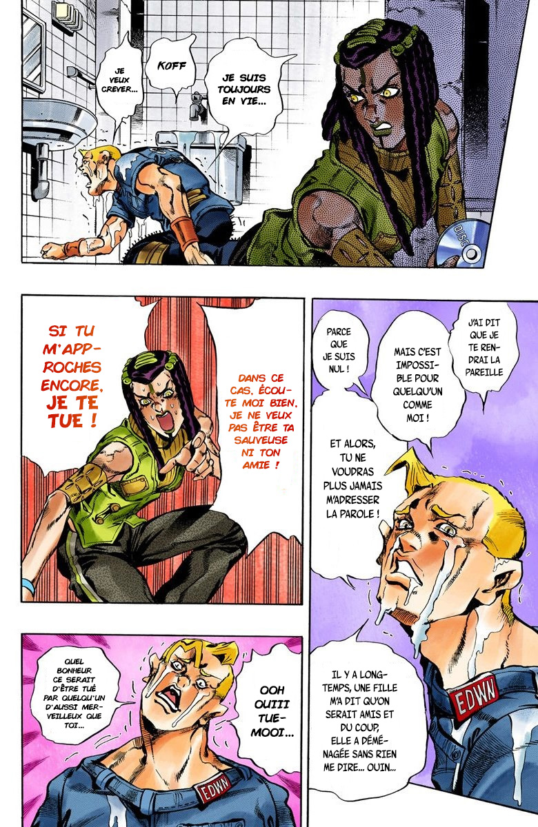 Read JoJo's Bizarre Adventure Part 6 Stone Ocean Official Colored FR Manga Online