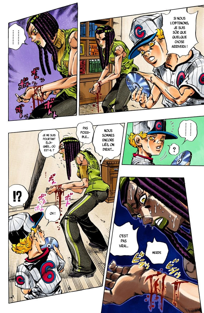 Read JoJo's Bizarre Adventure Part 6 Stone Ocean Official Colored FR Manga Online