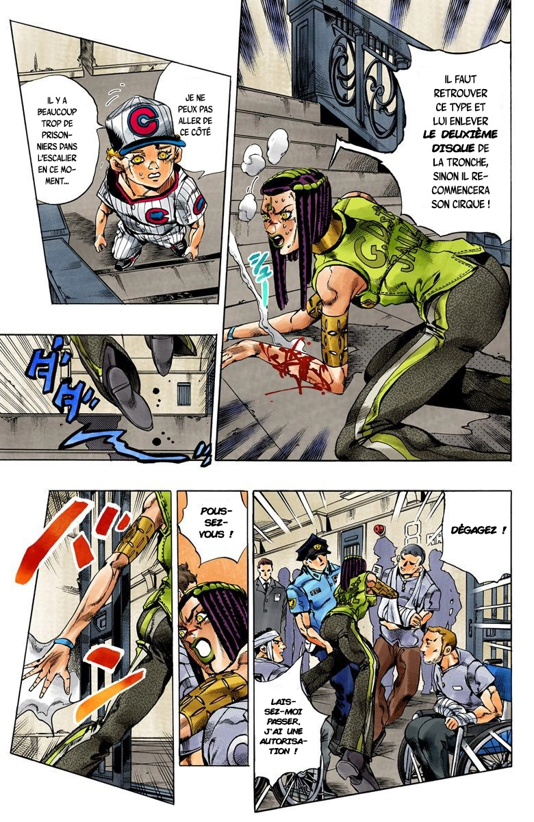 Read JoJo's Bizarre Adventure Part 6 Stone Ocean Official Colored FR Manga Online