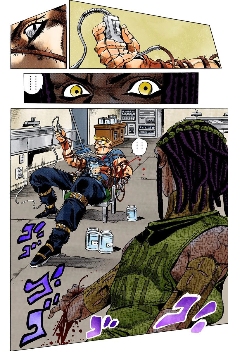 Read JoJo's Bizarre Adventure Part 6 Stone Ocean Official Colored FR Manga Online