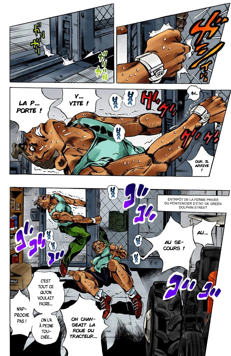Read JoJo's Bizarre Adventure Part 6 Stone Ocean Official Colored FR Manga Online