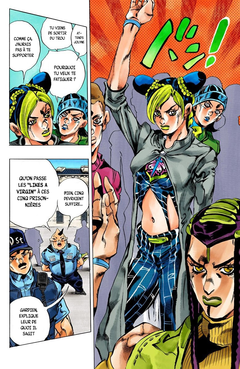 Read JoJo's Bizarre Adventure Part 6 Stone Ocean Official Colored FR Manga Online