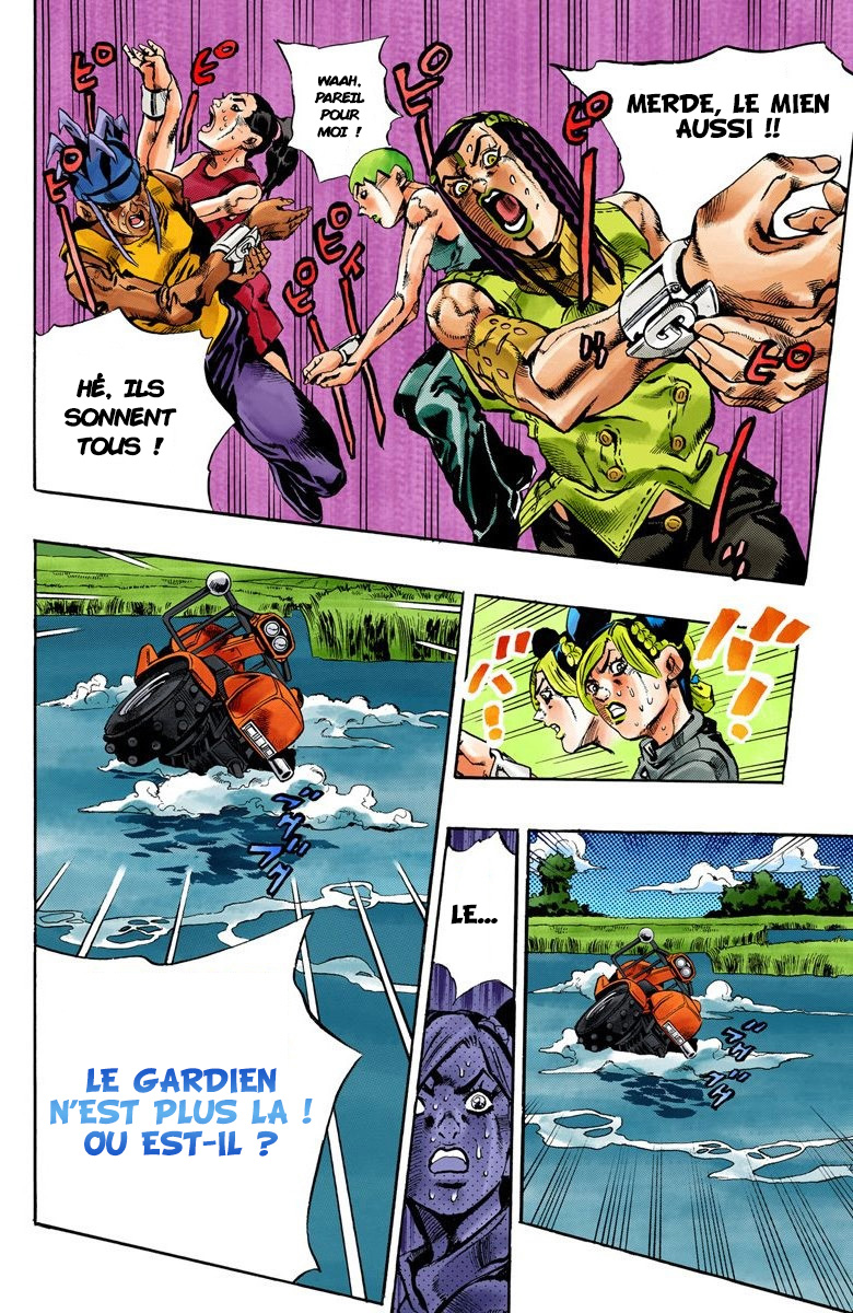 Read JoJo's Bizarre Adventure Part 6 Stone Ocean Official Colored FR Manga Online