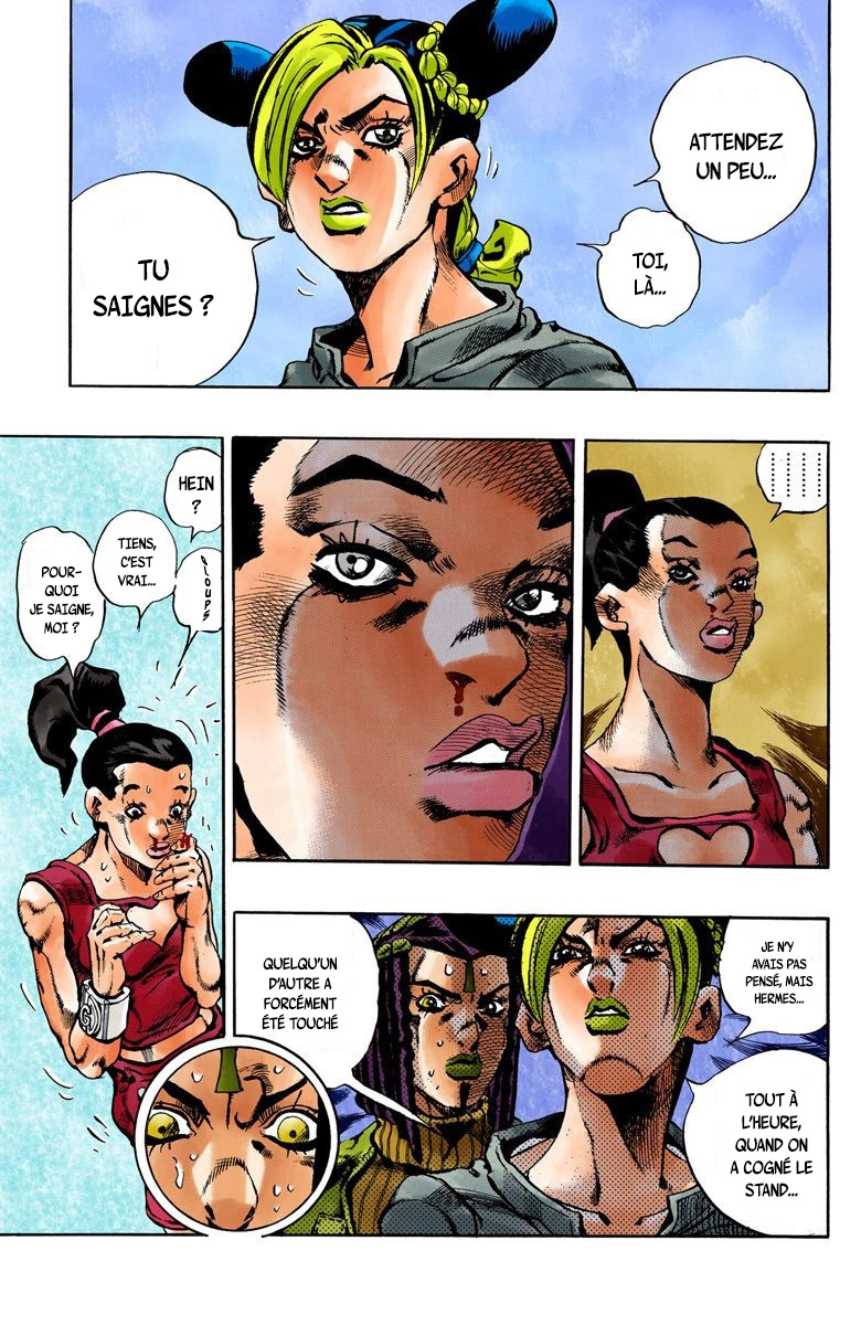 Read JoJo's Bizarre Adventure Part 6 Stone Ocean Official Colored FR Manga Online
