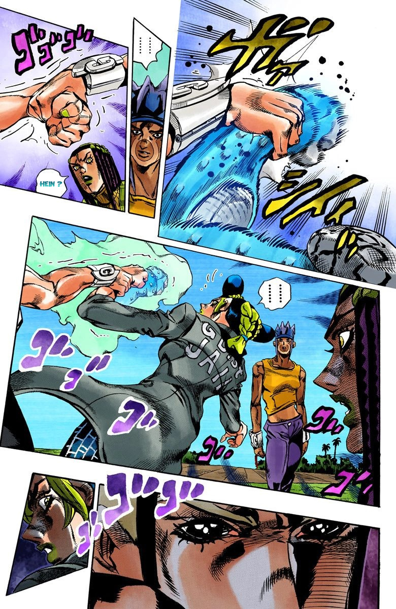 Read JoJo's Bizarre Adventure Part 6 Stone Ocean Official Colored FR Manga Online