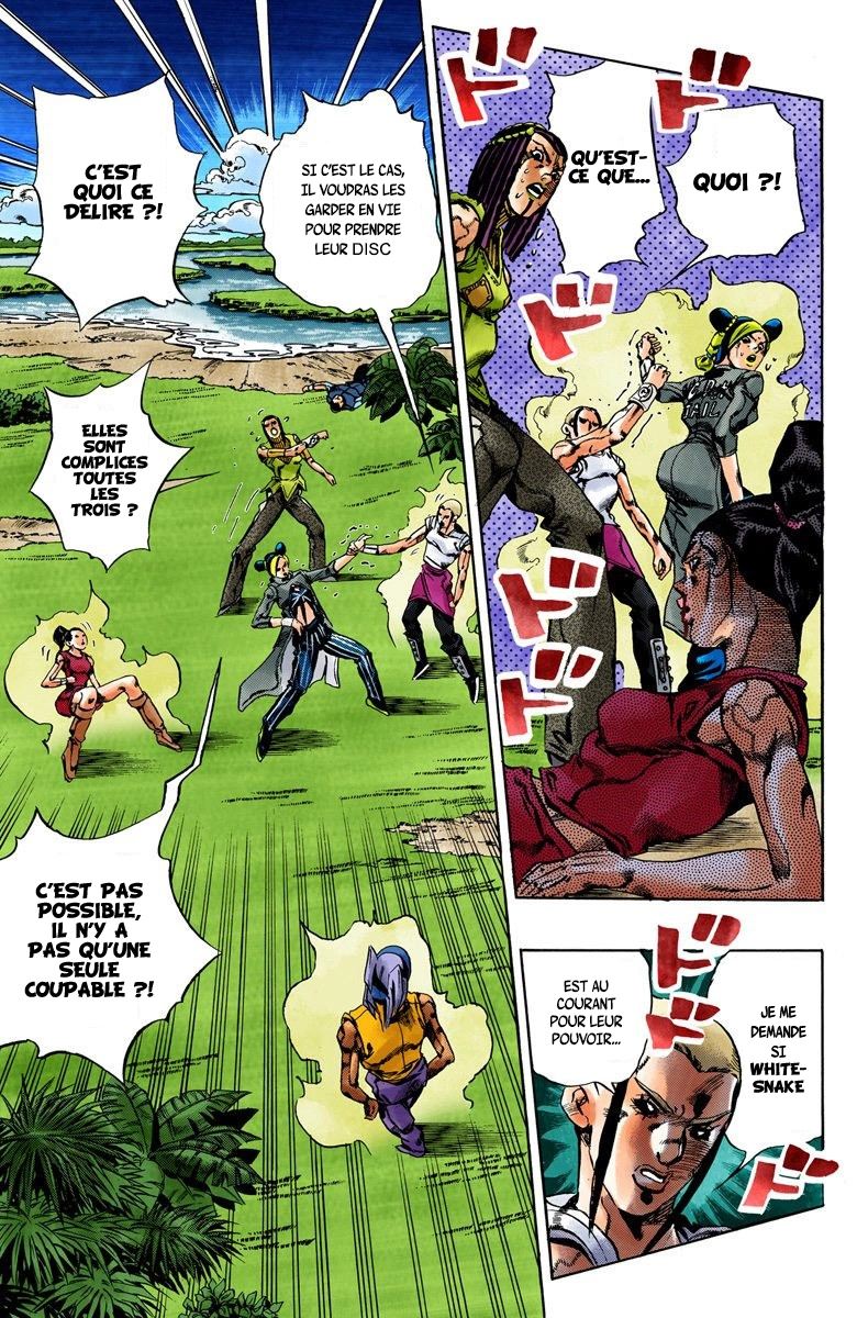Read JoJo's Bizarre Adventure Part 6 Stone Ocean Official Colored FR Manga Online