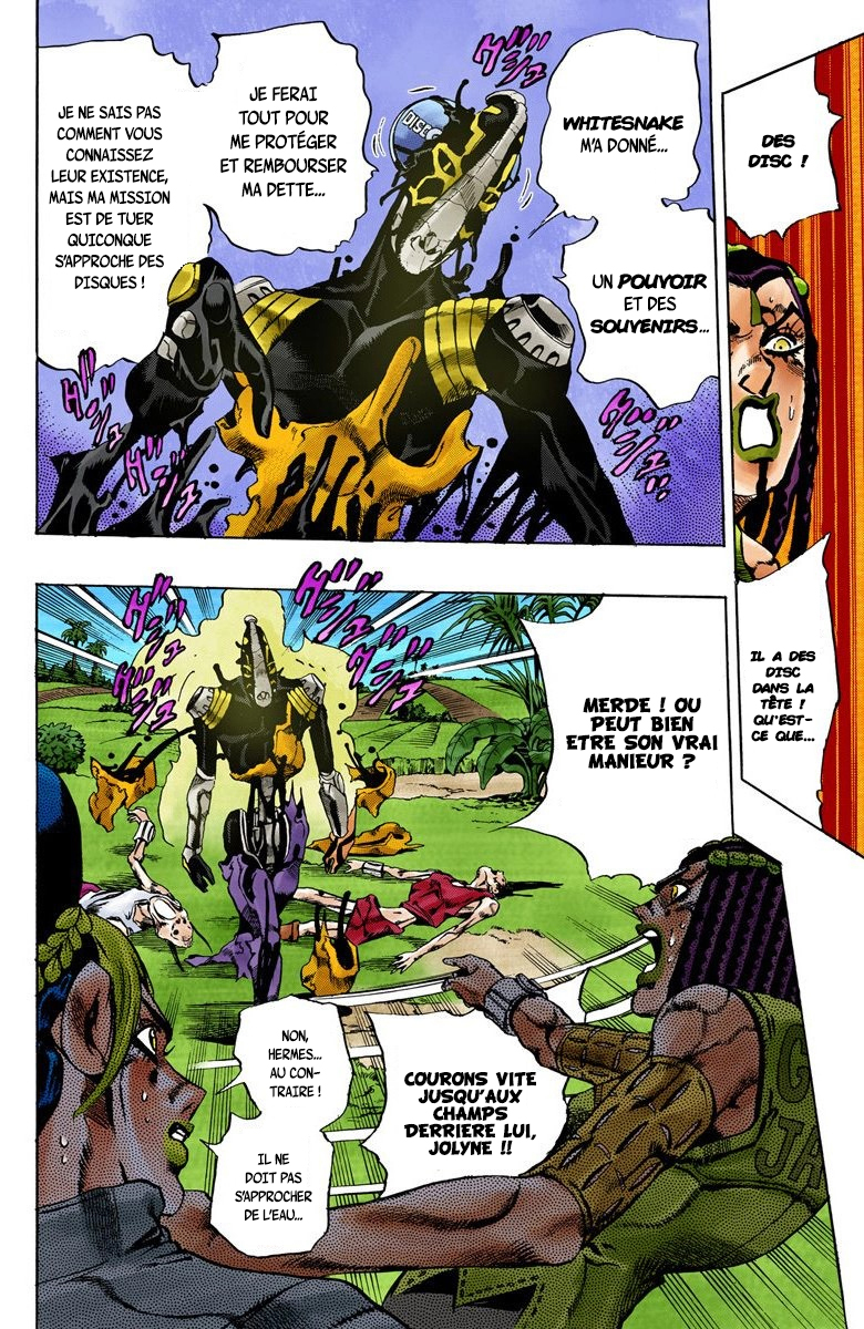 Read JoJo's Bizarre Adventure Part 6 Stone Ocean Official Colored FR Manga Online