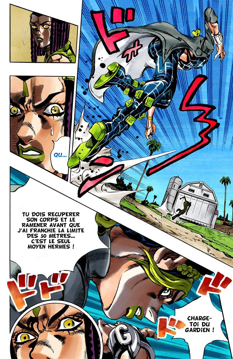 Read JoJo's Bizarre Adventure Part 6 Stone Ocean Official Colored FR Manga Online